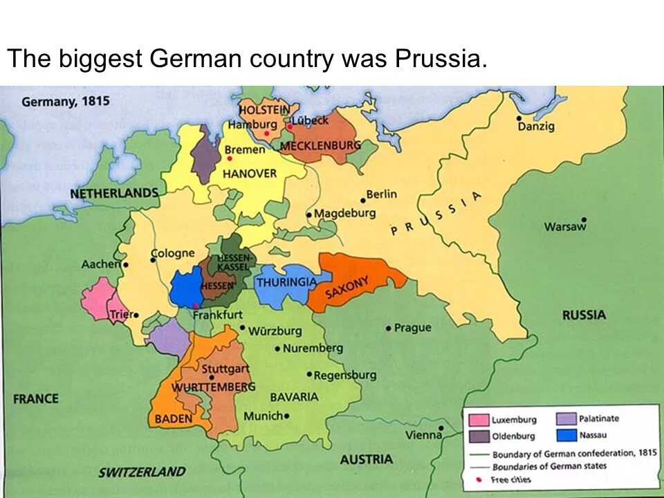 Развитие германских земель