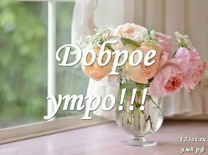 Доброе утро пионы с надписями