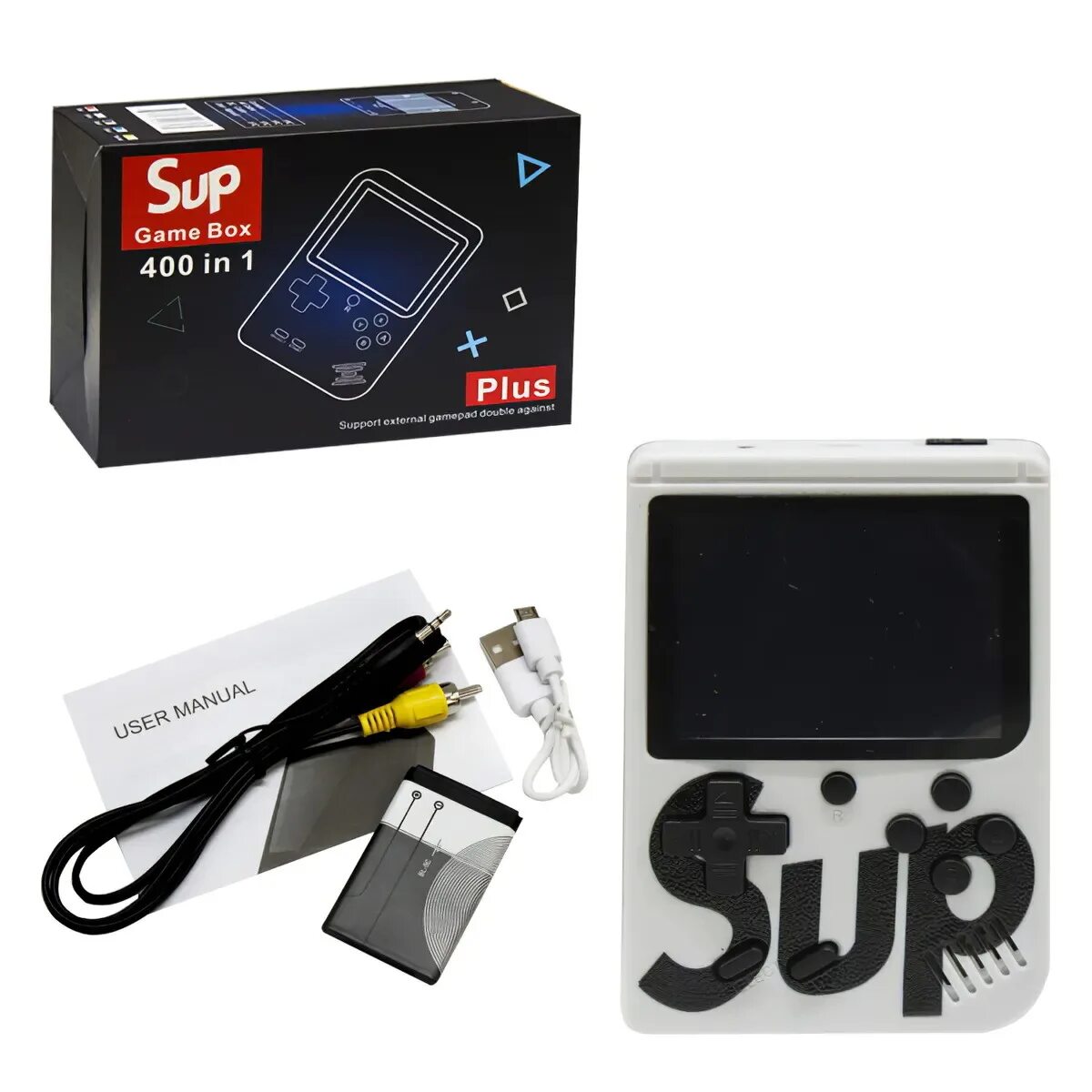 Приставка 400 игр. Игровая приставка sup GAMEBOX Plus белая. Игровая приставка консоль sup GAMEBOX Plus 400 в 1. Денди sup 400 in 1. Портативная игровая приставка sup game Box 400 белый.