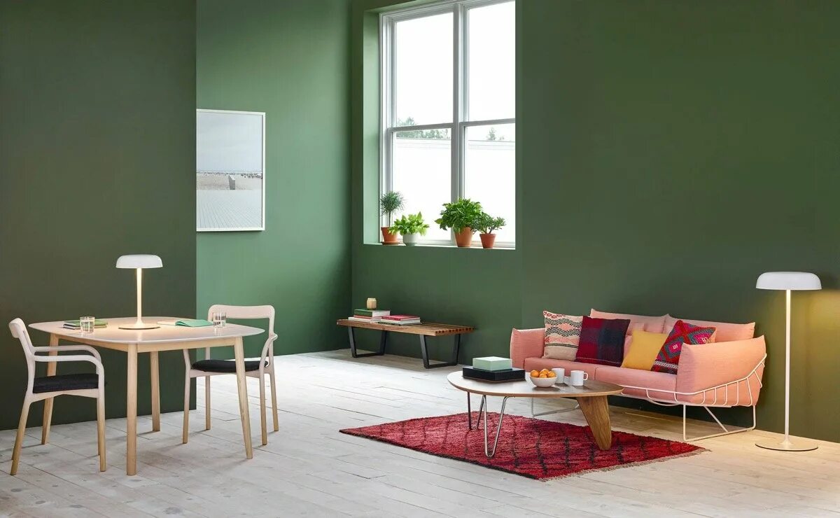 Цвет стен фото. Interior Green цвет h57. Tikkurila терракотовый и зеленый. Краска Тиккурила серо зеленый. Тиккурила цвет базилик.