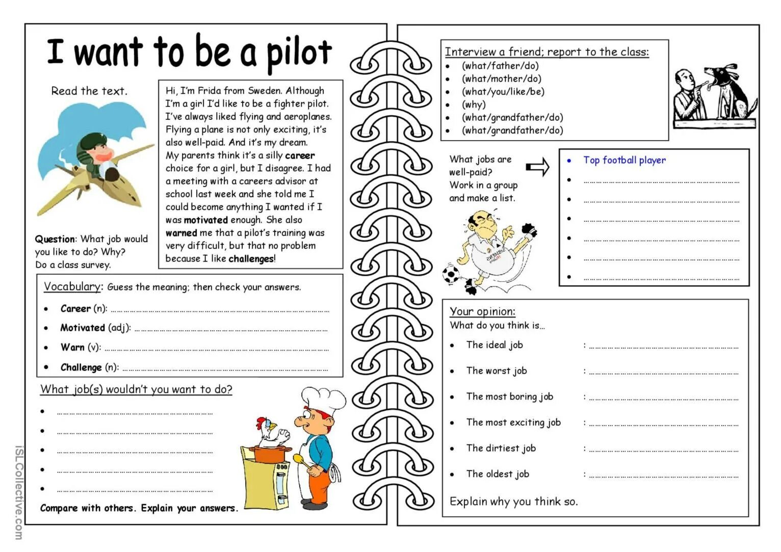 Английский язык Worksheets. Упражнения по теме jobs. Задание по теме профессии на английском. Профессии на английском для детей задания.