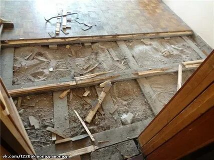 Деревянный пол в панельном доме
