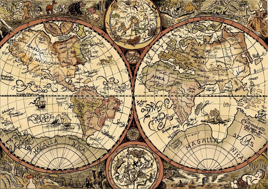 Карти н. Старинная карта. Старинные географические карты.