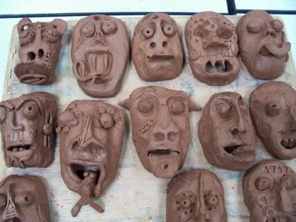Часто маски из глины