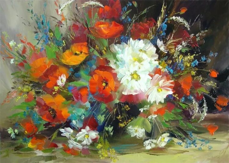 Масляные цветы. Цветы мастихин Сахаров. Картина букет художник Жишвили.
