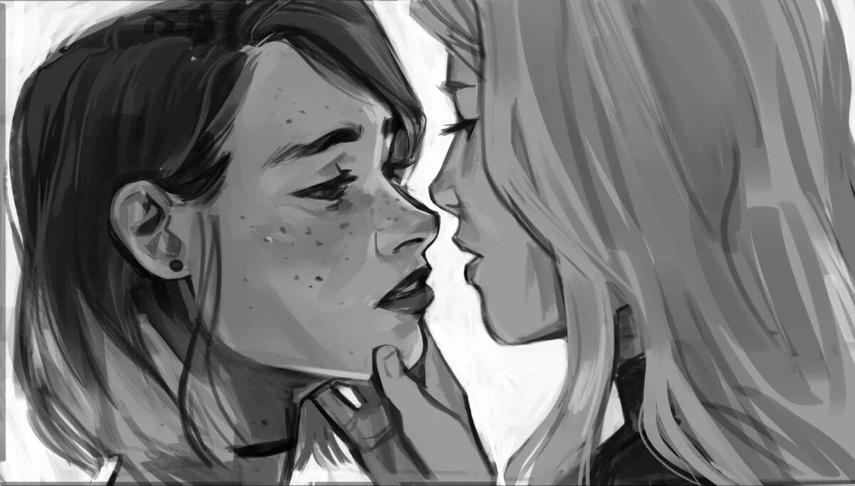 Юри для срисовки. Lesbian girls make. Дизайн с поцелуями. Lesbian girls make. Her kiss she.