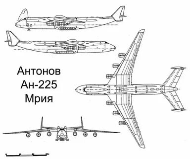 Ан 225 мрия чертежи
