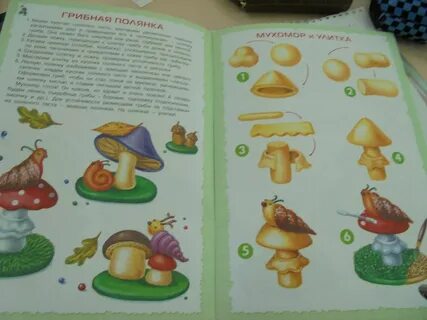 Лепка в старшей группе грибы конспект занятия