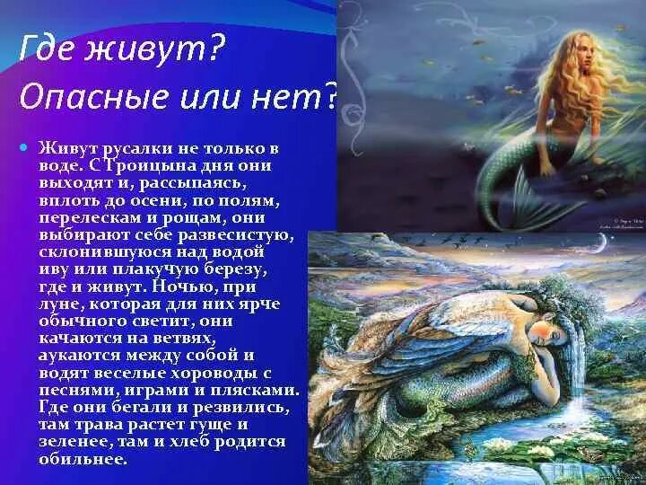 История русалки. Сообщение о русалке. Международный день русалки.