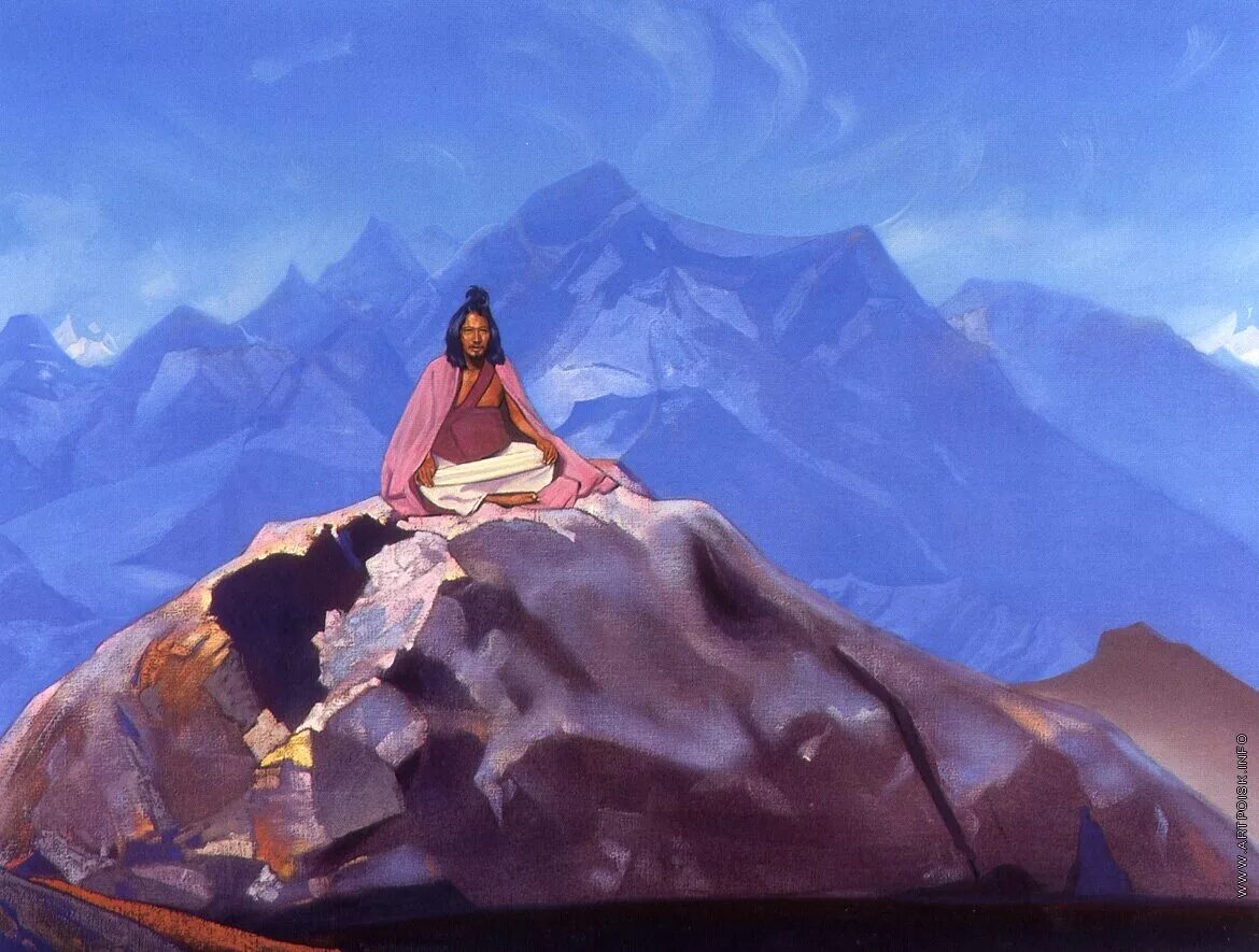 Йога в гималаях. Рерих Тибет Гималаи картины. Н.К.Рерих карма Дордже.