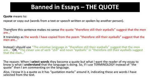 how to properly write a quote in an essay.