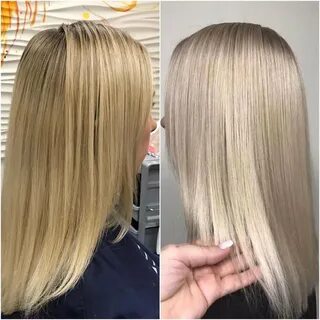 Тонирование волос до и после - 73 фото