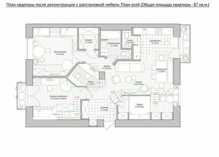 Планировка квартиры с окном в коридор