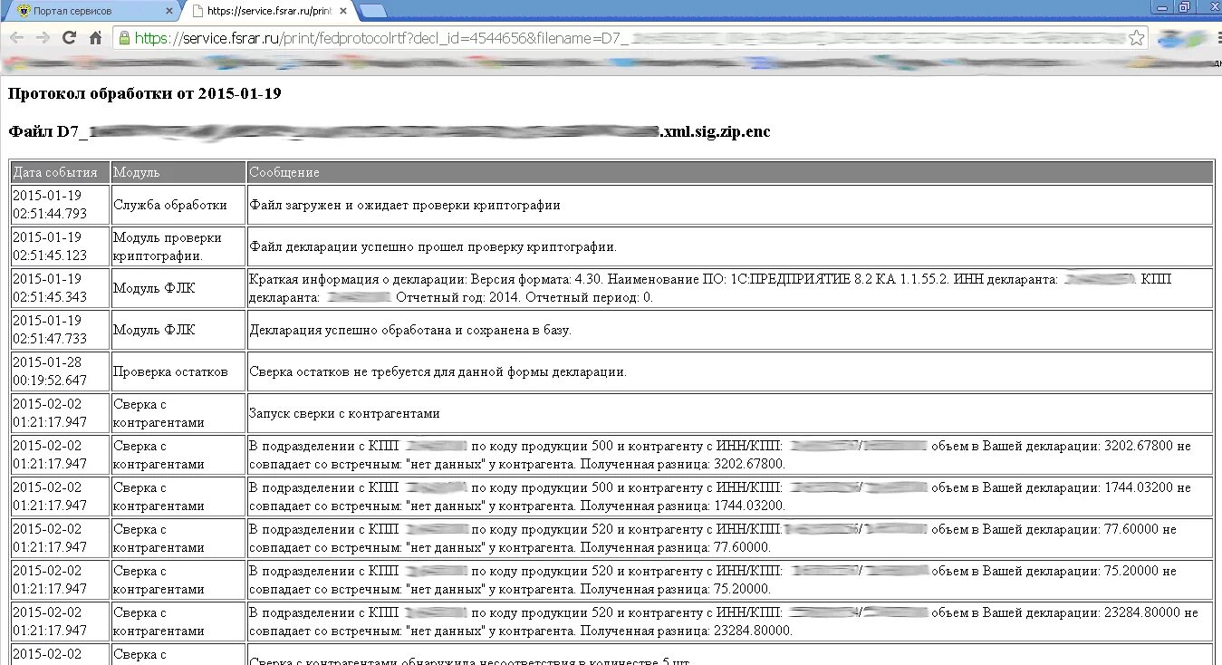 Ошибка флк тег 1105. Декларации 6 в рар. Сверка остатков не требуется для данной формы декларации.. <Результатсверки>ошибка: нет ДСТП.