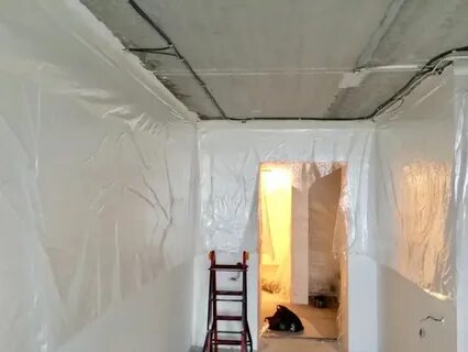 Натяжной потолок потом обои
