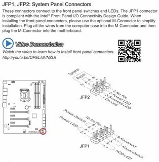 Jfp1 на материнской плате