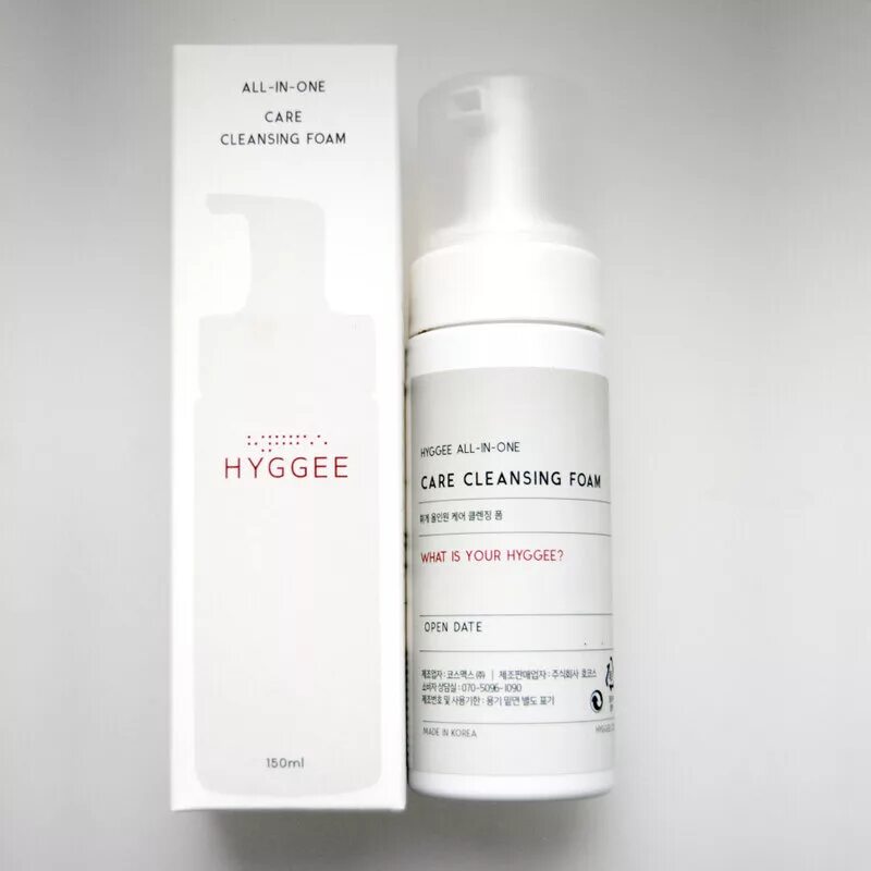 Очищающая пенка foaming cleanser. HYGGEE all-in-one Care Cleansing Foam. HYGGEE all in one Care Cleansing Foam 150ml. Пенка HYGGEE. HYGGEE пенка для лица.