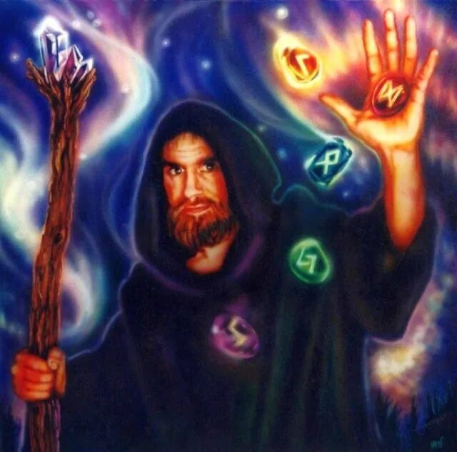 Руны фэнтези. Духовный предсказатель арт. Runes of Magic Art. Magic elements. Mage runes