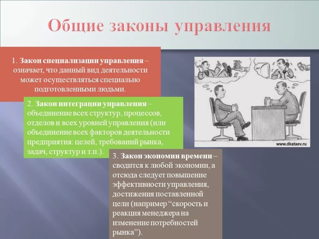 К основным законам управления относятся. Общие законы управления. Закон специализации управления. Законы управления в менеджменте. Законы социального управления.