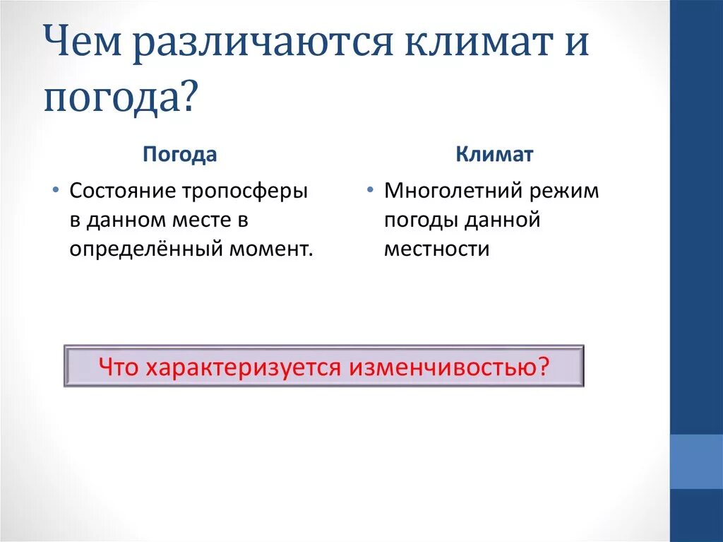 Погода и климат определение. Климат и погода отличия. Различия погоды и климата таблица. Погода и климат разница.