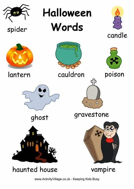 What colours are associated with halloween