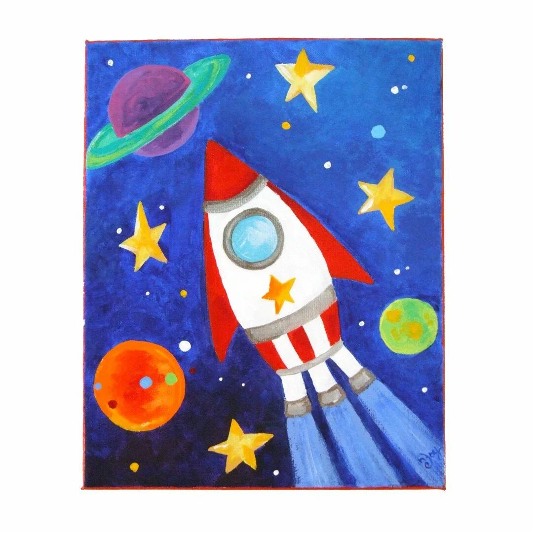 Картинки на тему космос для дошкольников. Гранни набор алмазной вышивки космический корабль (AG 2267) 15х20 см. Рисунок на космическую тему. Рисование для детей космос. Рисунок ко Дню космонавтики.