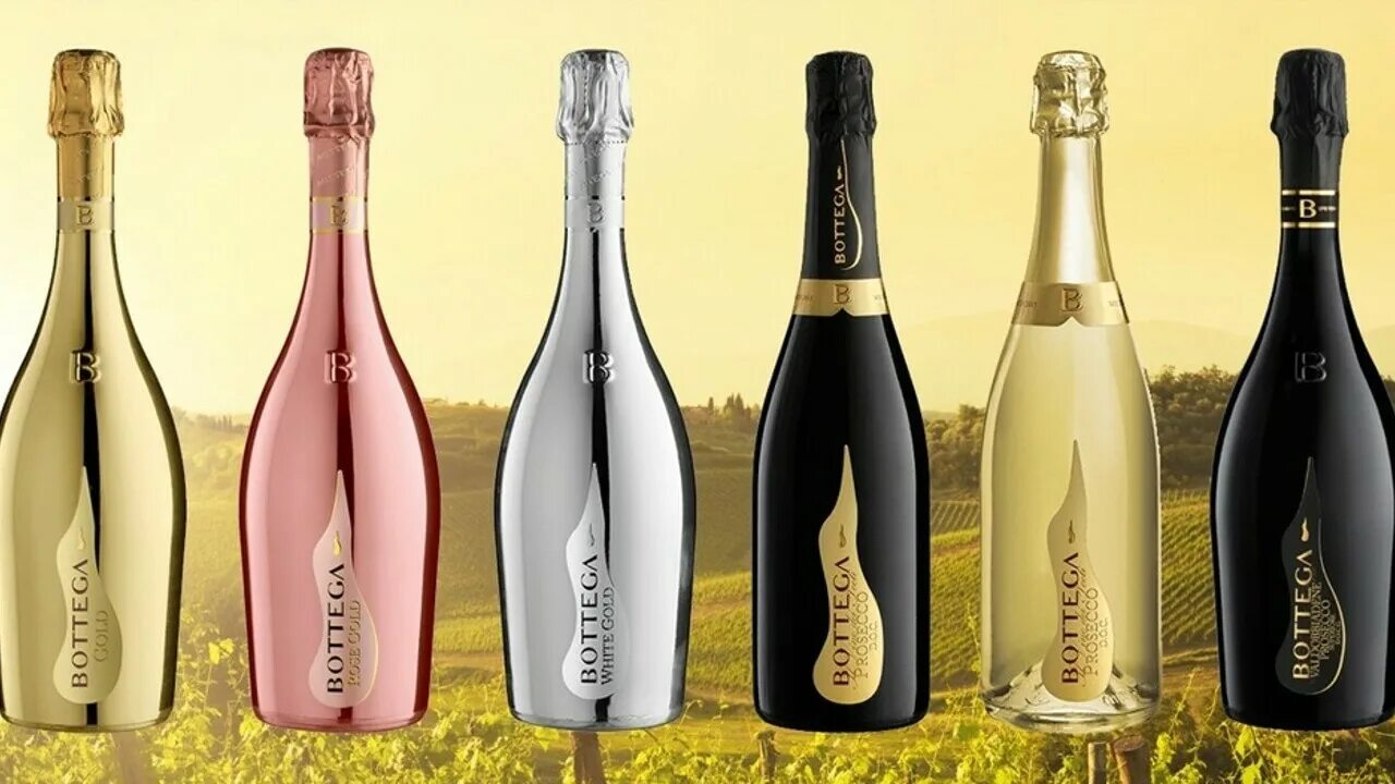 Боттега шампанское золотое. Bottega Valdobbiadene Prosecco. Bottega Brut 2022. Bottega Prosecco Rose 0.2 мл.