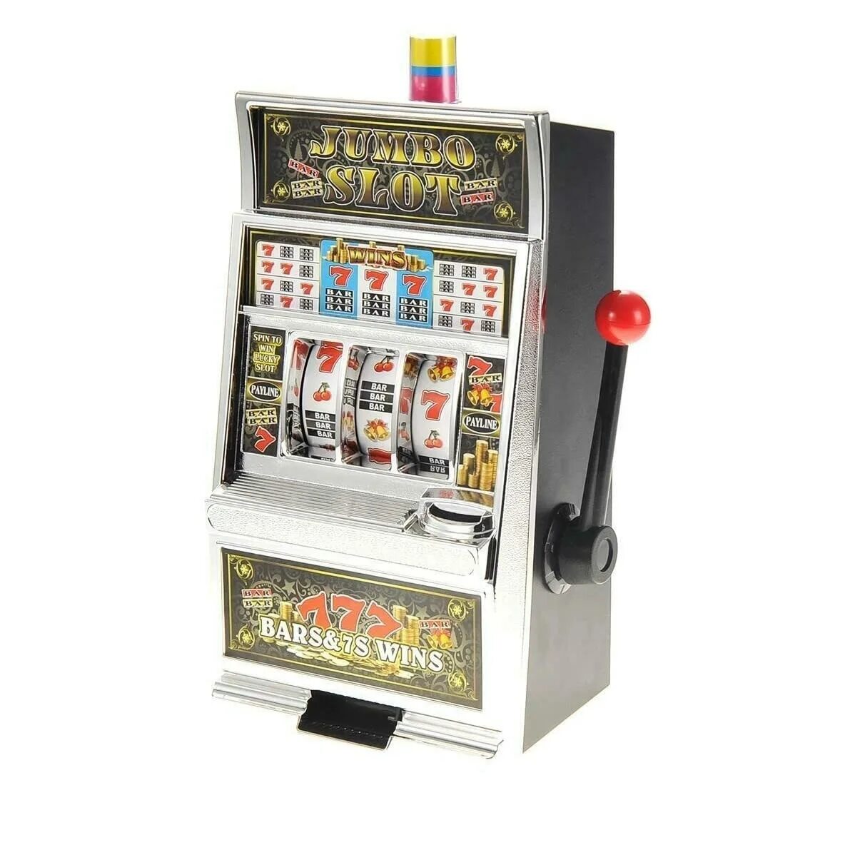 Однорукий бандит купить автомат для дома. Копилка игровой автомат Jumbo Slot. Механические игровые автоматы. Игровой автомат с рычагом. Автомат казино.