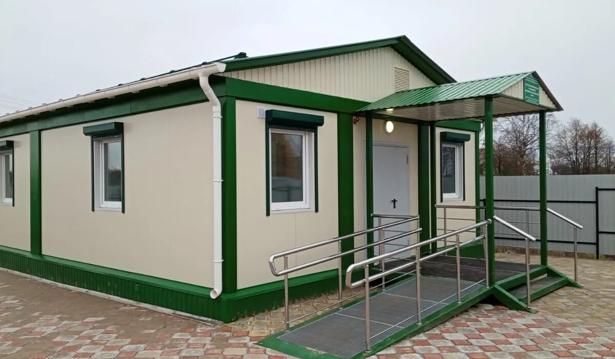 Фельдшерско-амбулаторный пункт. Фельдшерский пункт. Новый фельдшерско-акушерский пункт (фап). Модульный фап башкортостан. Модульный фап в саратовской области.