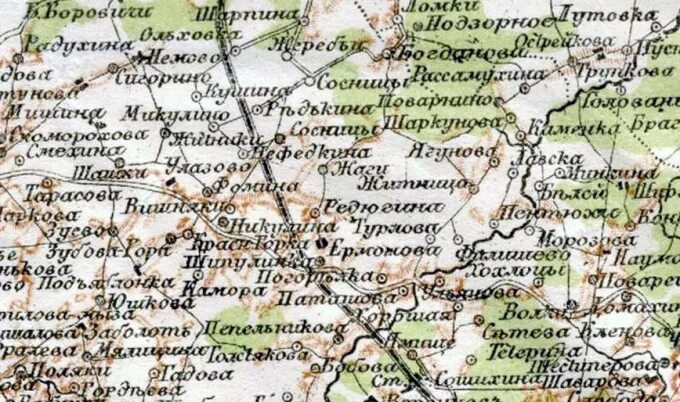 Деревни псковского уезда