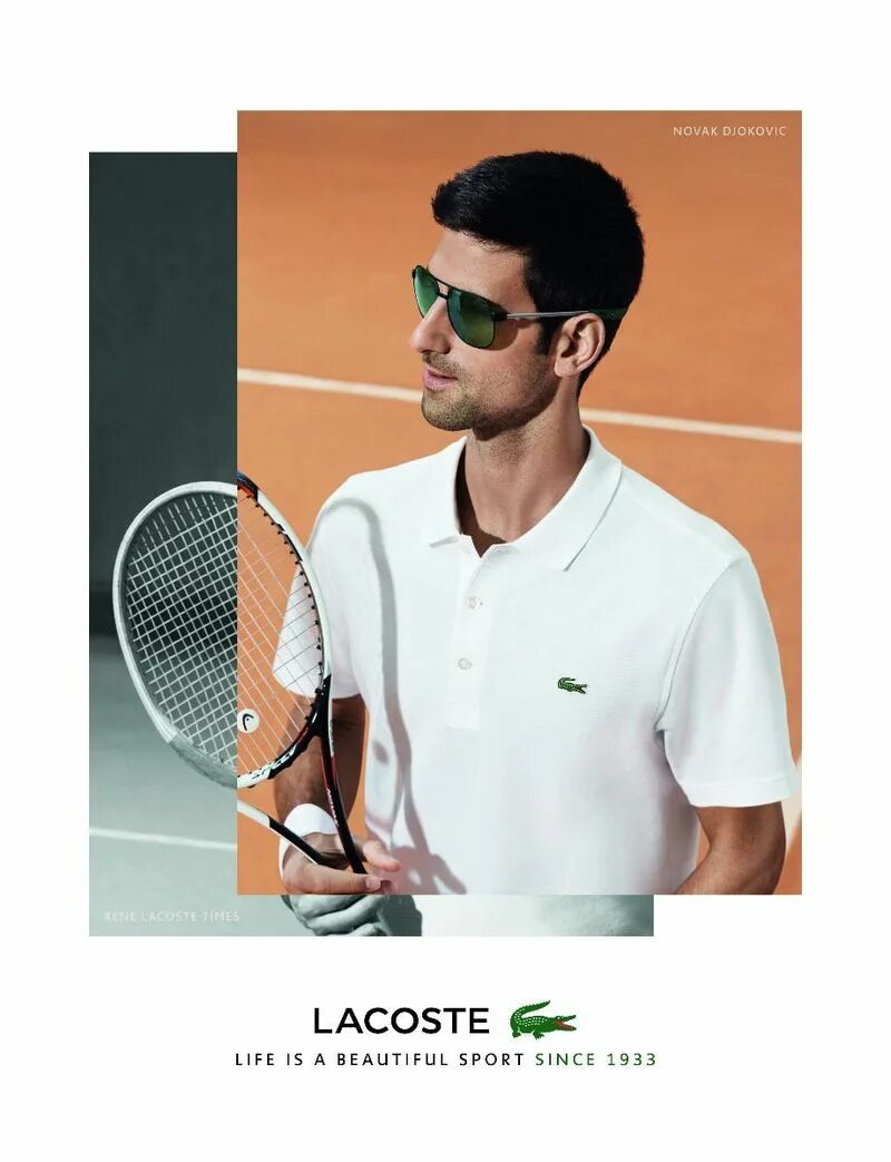 Sport since. Новак Джокович лакост. Поло лакосте и Djokovic. Novak Djokovic Lacoste 2023. Джокович в лакосте.