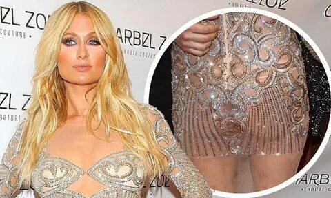 paris hilton see through dress.