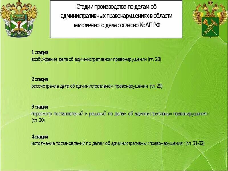 Административные правонарушения в области таможенного дела. Нарушение таможенных правил. Наказание за нарушение таможенных правил. Этапы производства дела об административном правонарушении. Судебное производство об административных правонарушениях