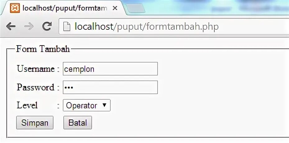 Posts username. Posts username