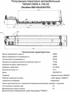Чмзап 99064 технические характеристики