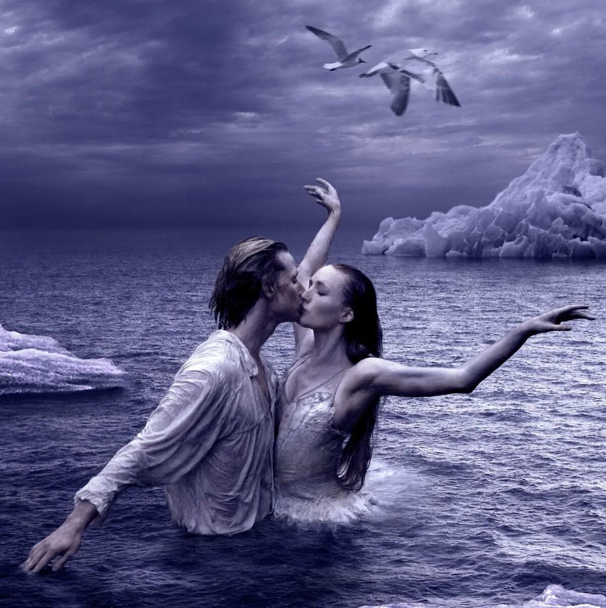 На крыльях любви 2. Влюбленные души. Море любви. Полёт души. Океан любви.