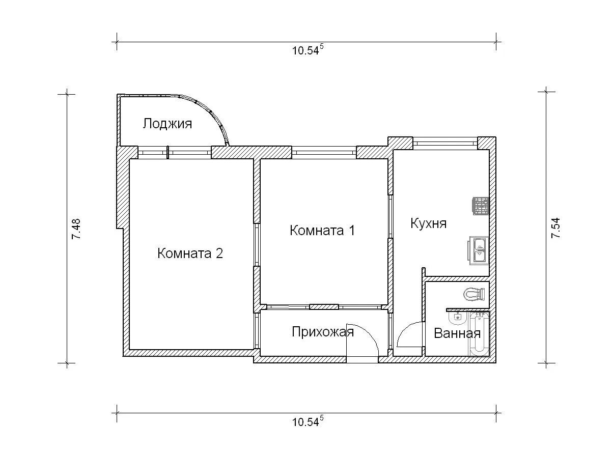 Перепланировка П-3 Перепланировка квартир серии п-3 Проем в п-3 с усилением