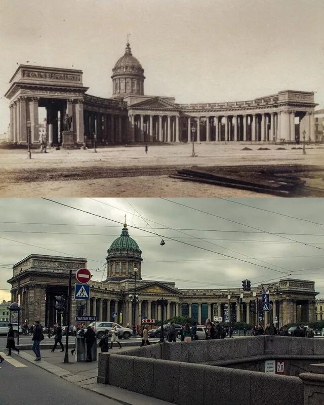 Соединение старого и нового. Санкт-Петербург 19 век.