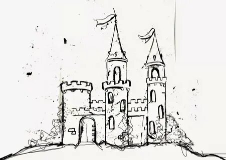 Как нарисовать старый замок