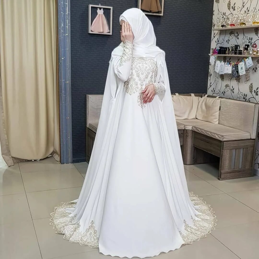Мусульманская авито. Хиджабские Свадебные платья.
