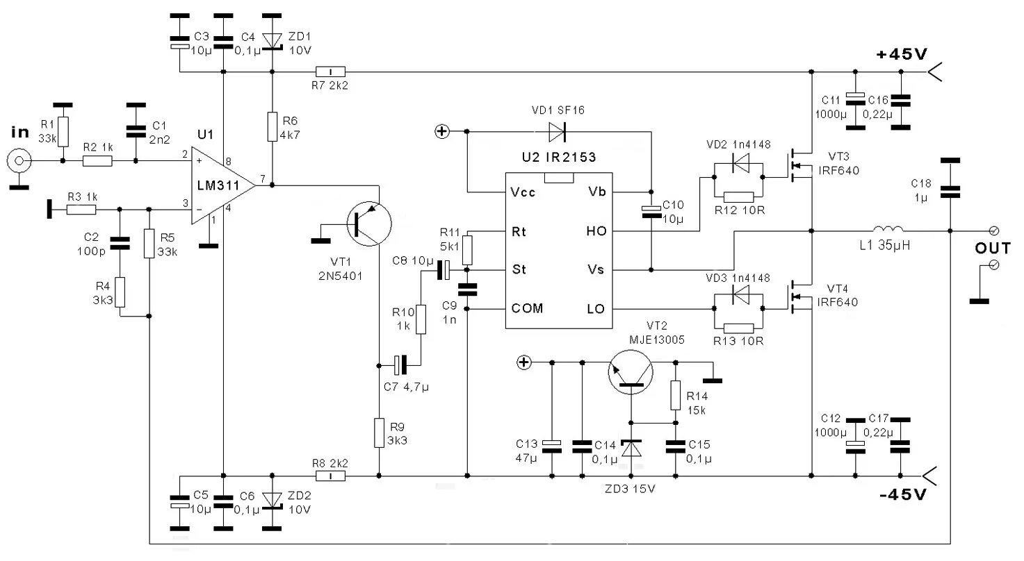 Схема усилителя класса d. Усилитель на ir2153 схема. Усилитель класса d на ir2153. Усилитель класса d на tl494 ir2110. Схема усилителя д класса на ir2153.