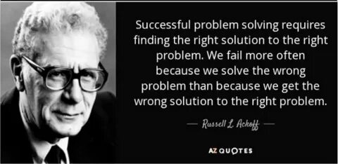 You are the solution