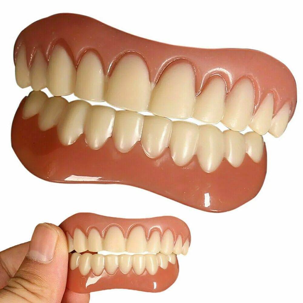 Съемный протез (6-14 зубов) термо Джет. Силиконовый зубной протез нижней челюсти. Искусственные зубы. Пластмассовые зубные протезы.