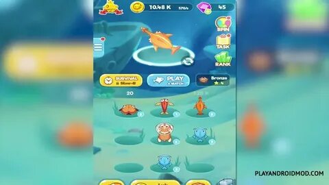 Fish life мод много денег