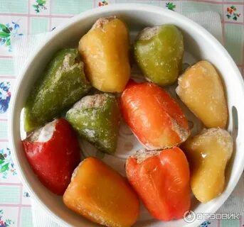 Заморозить перцы с мясом