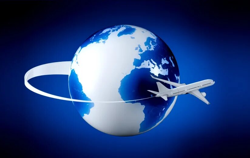 Земной шар путешествия. Самолет вокруг планеты. Полет вокруг земли на самолете. Самолет летит вокруг планеты. Полет вокруг земли.