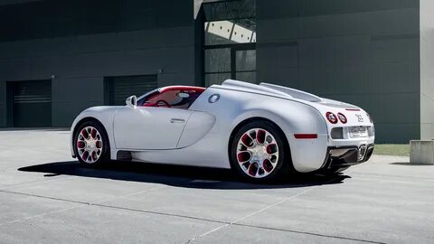 Белый bugatti