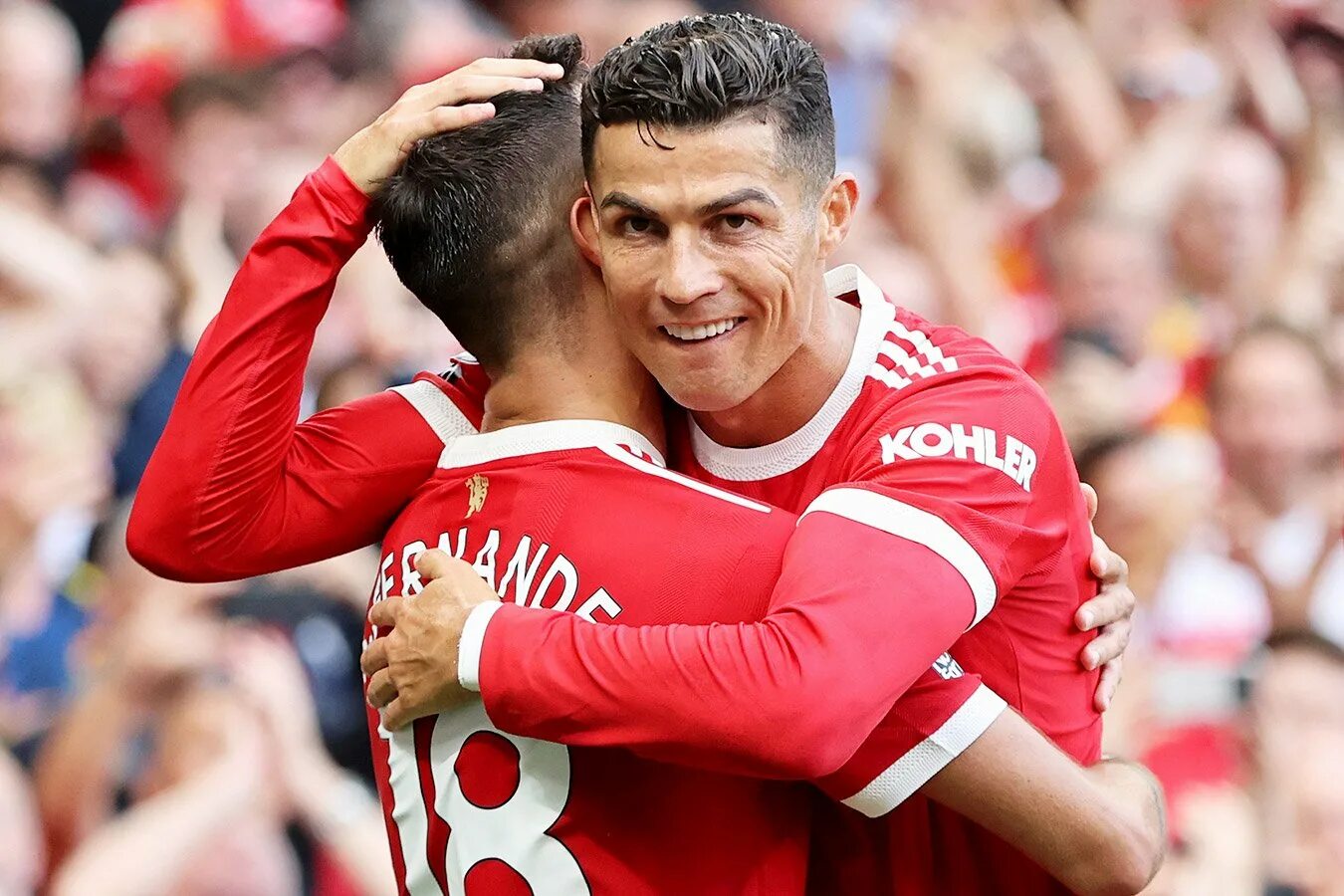 Роналдо манчестер. Роналду Манчестер Юнайтед 2021. Cristiano Ronaldo man United 2021. Bruno Fernandes Ronaldo.