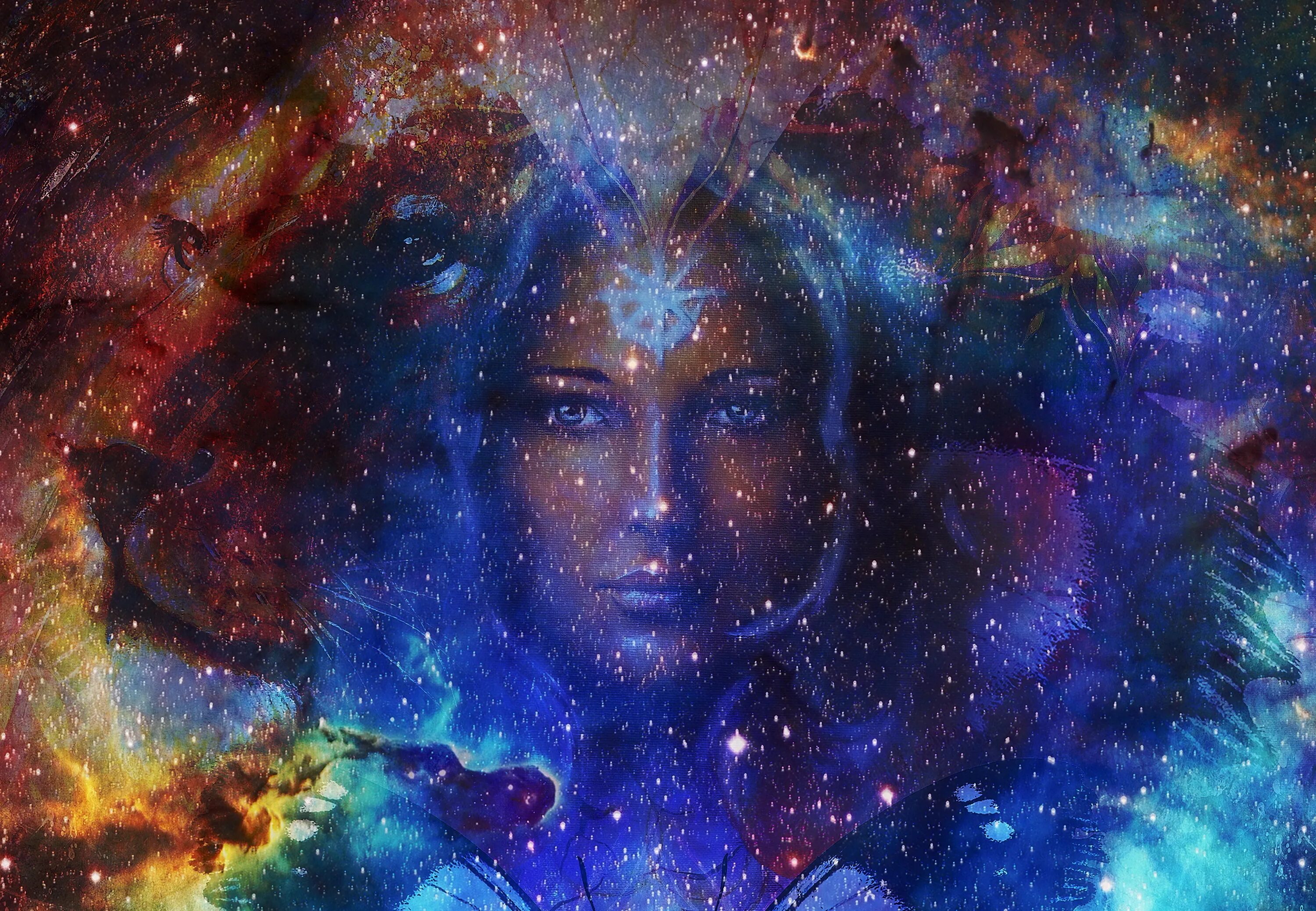 О прелестях другой вселенной. Женщина космос. Бог космоса. Космическая девушка. Космическая богиня.