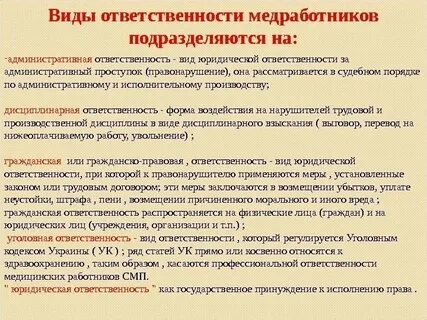 Ответы на тест правовая ответственность медицинской сестры